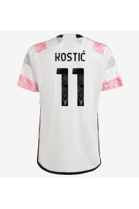 Fotbalové Dres Juventus Filip Kostic #11 Venkovní Oblečení 2023-24 Krátký Rukáv